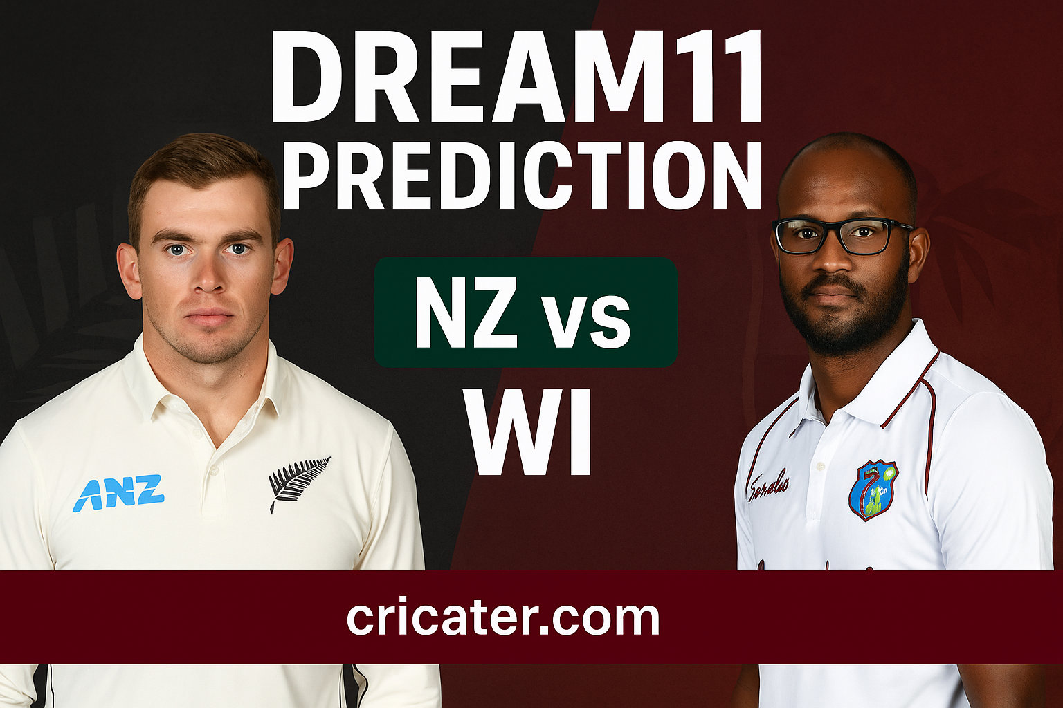 ⭐ NZ vs WI Dream11 Team Prediction (2nd Test) – Match Preview, Fantasy Tips, Pitch Report & Today Playing XI