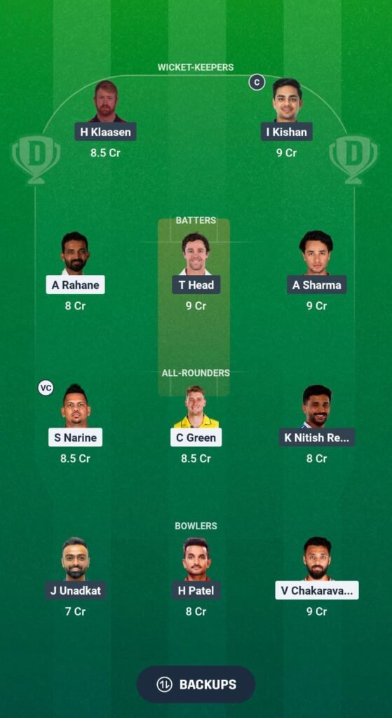 KKR vs SRH Match Prediction